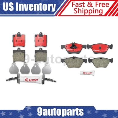 Kit de pastillas de freno delanteras traseras Brembo pastillas de cerámica para Chrysler Crossfire 2004-2008 Foto 1 de 3