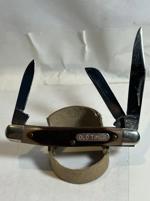 Navaja de Bolsillo Stockman Schrade USA Old Timer 108OT Foto 1 de 3