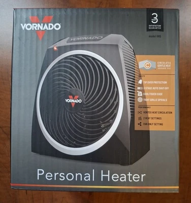 Vornado EH1-0133-06 VH5 Calentador Vórtice Personal Negro Foto 1 de 4