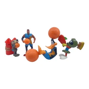2021 McDonalds Toys Space Jam New Legacy Figures Looney Tunes Lot of 4 w Balls - Picture 1 of 5