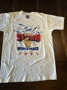 Vintage 1991 Operation Desert Storm Single Stitch T-Shirt Size M Tag USA Vintage - Bild 1 von 7