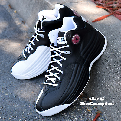 Nike Air Jordan Jumpman Team 1 Shoes Black Wh...