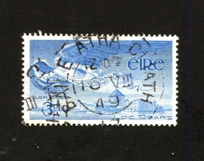 Irlanda C2 Angel Over Lough Derg correo aéreo usado 1948 Foto 1 de 2