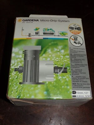Centrale d irrigation 2000 avec filtre et régulateur pression GARDENA - Photo 1/4