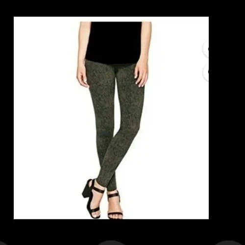 Matty M. Leggings Material Grueso con Banda Elástica Ancha - Estampado Ejército Talla L Foto 1 de 3