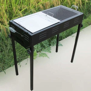 Large Size Portable Hibachi Outdoor BBQ Barbecue Grill Sets Charcoal Picnic Hiki - Picture 1 of 10
