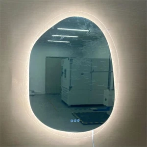 Specchio bagno con illuminazione antiappannamento 3 colori luce memo cornice alluminio - Foto 1 di 22