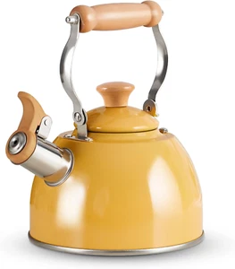 Tea Kettle, Tea Pot with Cool Touch, Tea Kettle Food Grade Stainless Steel, 1.6 - Picture 1 of 8