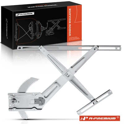 Regulador de ventana manual delantero derecho para Dodge Ram 50 87-93 Mitsubishi Mighty Max Foto 1 de 4