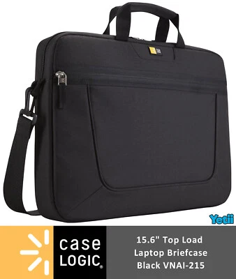 Lote de 3 - Maletín para portátil Case Logic 15,6" carga superior (VNAI-215), negro Foto 1 de 4