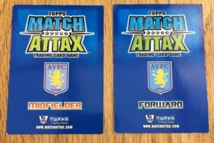 Match Attax 08/09 base cards, limited edition, man of the match Aston Villa - Picture 1 of 22