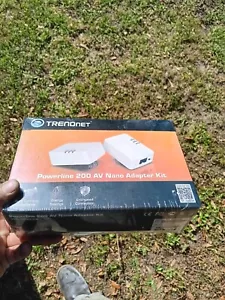 Trendnet Powerline 200 AV Nano Adapter Kit TPL-308E2K/A NEW Sealed - Picture 1 of 1