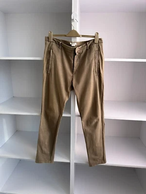 Pantalones rectos vintage Helmut Lang de algodón marrón años 2000 para hombre Foto 1 de 4
