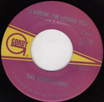 The Temptations – (I Know) I'm Losing You 1966 Gordy R&B Soul VG+ - Image 1 of 2