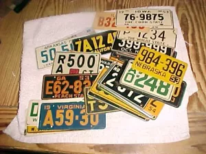 MINI MATRÍCULAS 1953-1954 - Lote de 40 - Buen estado - Imagen 1 de 5