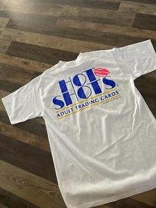 Hot Shots T-Shirt Talent Search Team Adult Trading Cards XL All Sport Vintage - Picture 1 of 15