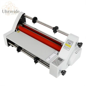 13" heiße kalte Rolle Kaschiermaschine Laminiermaschine + einzelne & doppelte Seiten Laminierung USA - Bild 1 von 12