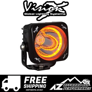 Vision X 3.0" OPTIMUS UNIVERSAL LED DRIVING 15º Beam AMBER HALO LIGHT 9907178 - Picture 1 of 3