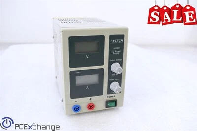 LOTE de 4 fontes de alimentação DC ajustáveis de saída única Extech 382202 0-18V/3A - Imagem 1 de 4