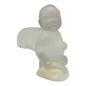 Lalique Engel Cherubino Raffael Figur klar Frankreich - Bild 1 von 12