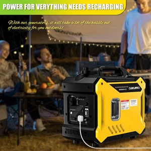 2000W Portable Inverter Generator 79.7 CC 4-Stroke OHV Engine Super Quiet EPA - Picture 1 of 19
