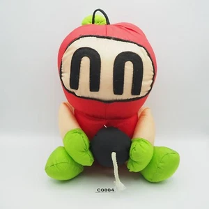 Bomberman rot C0804 Hudson Taft OHNE TUSHTAG Plüschtier Stofftier 8 Zoll Spielzeug Puppe Japan - Bild 1 von 9
