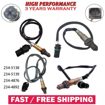 Sensor de oxígeno O2 aguas arriba y aguas abajo 4 piezas para BMW X3 X5 335i 328I 528I 2007-2010 3,0 L Foto 1 de 4