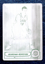 2004-05 Bazooka Press Plates Black #31 Gordan Giricek 1/1 A35 365