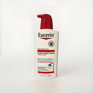 Eucerin Eczema Relief Cream & Body Wash 13.5oz Colloidal Oatmeal Fragrance Free - Picture 1 of 2
