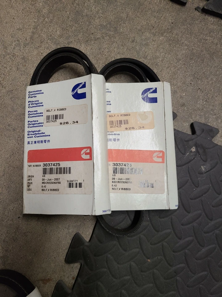 Cummins Belt 3037425 - Image 1 of 1
