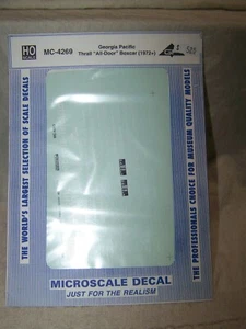 Microscale Decal #MC-4269 HO Scale Georgia Pacific Thrall All Door Boxcar(1 Set) - Picture 1 of 5