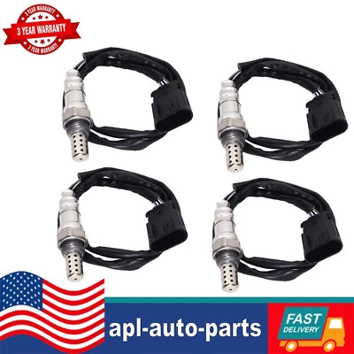 For 2007-2009 Kia Sorento 3.8L V6 2008 2009 3.3L Set Of 4 Upper+Lower O2 Sensor - Image 1 of 4