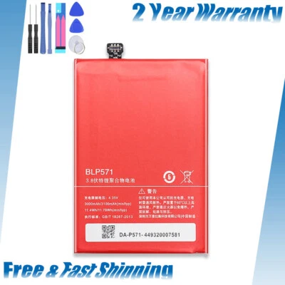 For OnePlus 5/ 5T Replacement Internal Battery 3300mAh BLP571 + Tools - Image 1 of 4