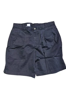 Lands End Men’s Pleated Shorts Sz 38 NWT Black - Picture 1 of 6