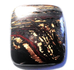104cts NICE TIGER IRON CABOCHON 36 x 32 x 6 mm AUSTRALIA # 9 - Imagen 1 de 2
