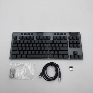 Logitech G915 TKL Lightspeed Wireless RGB Mechanical Gaming Keyboard Tactile - Picture 1 of 6