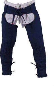 Medieval Lagging Thick Padded Chausses Lower Under Gambeson Hauberk Sca Larp - Picture 1 of 3