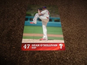 PHILLIES 2015 Sean O'Sullivan PHOTO CARD 4" X 6" SGA - Picture 1 of 1