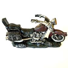 Resin Motorcycle Replica Figurine Harley Davidson Style 7” 3.5” 2” Item #29569