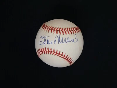 STAN MUSIAL SIGNED OFFICIAL NATIONAL LEAGUE BASEBALL WITH JSA COA - Image 1 of 2