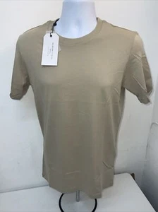 Selected Homme 'The Perfect O Neck T-Shirt in Beige Size XSmall New With Tags - Picture 1 of 6