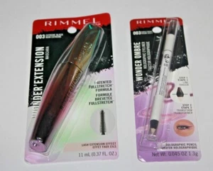 RIMMEL Wonder Ombre Holographic Eyeliner Pencil 003 +Mascara 003 Lot Of 2 In Box - Picture 1 of 2