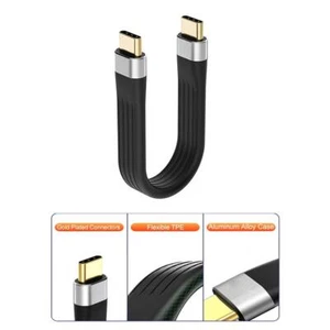 0.4ft/5inch Short USB 3.1 Type C Cable Fast Charging for Tablet, Smartphone - Picture 1 of 8