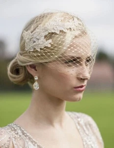 Gold Boho Veil Lace - Picture 1 of 3