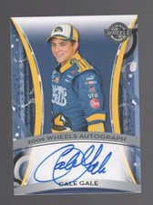 Cale Gale AUTOGRAPH 2009 Wheels Element NASCAR RACING Daytona 500 AUTO Indy Card