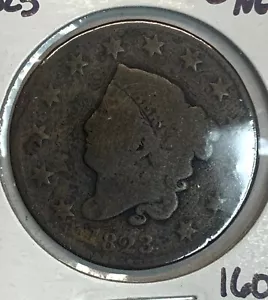 1823 Large Cent, G/VG (5767) - Picture 1 of 2
