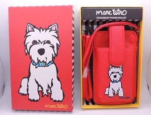 Marc Tetro Westie Terrier Blanco Perro Bandolera Teléfono Cartera Bolso Estuche NUEVO NUEVO CON ETIQUETAS - Imagen 1 de 16