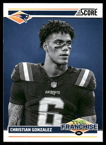 Christian Gonzalez 2024 Score The Franchise #22 New England Patriots - Picture 1 of 2