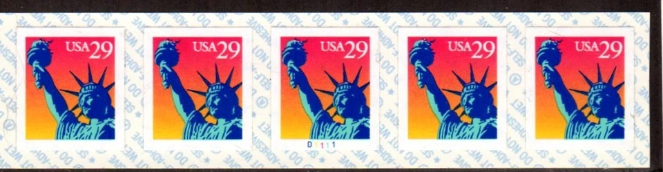 #2599b Liberty PNC5 Pl #D1111 - MNH - Image 1 of 1