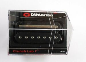 DiMarzio Crunch Lab 7 String Bridge Humbucker Black W/Nickel Poles & Rail DP 708